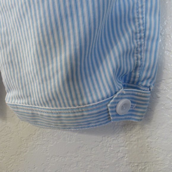 COPY - Izod Pants Sz 4 Striped Capri Cropped Cargo - Picture 12 of 15